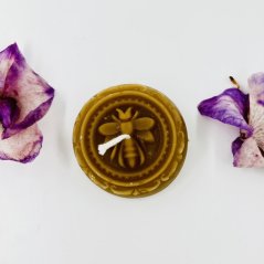Beeswax candle - little bee