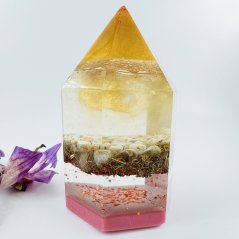 Orgonite crystal for health, vitality and energy recharge