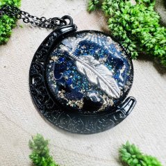 Orgonitový náhrdelník s půlměsícem - inspirace, životní energie