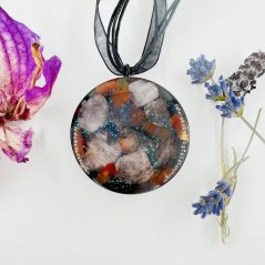 Orgonitový amulet / přívěsek / talisman - SETKÁNÍ VESMÍRNÝCH TĚLES