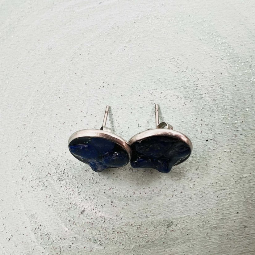 Orgonite earrings for health