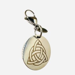 Talisman-známka pro zvířátko - triquetra - ochrana a propojení