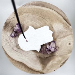 Podložka pod vonné tyčinky - ruka Fatimy - pro ochranu, štěstí a harmonii