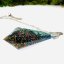 Orgonite pendulum - blue turquoise - communication & protection Orgonite pendulum - blue turquoise - communication & protection