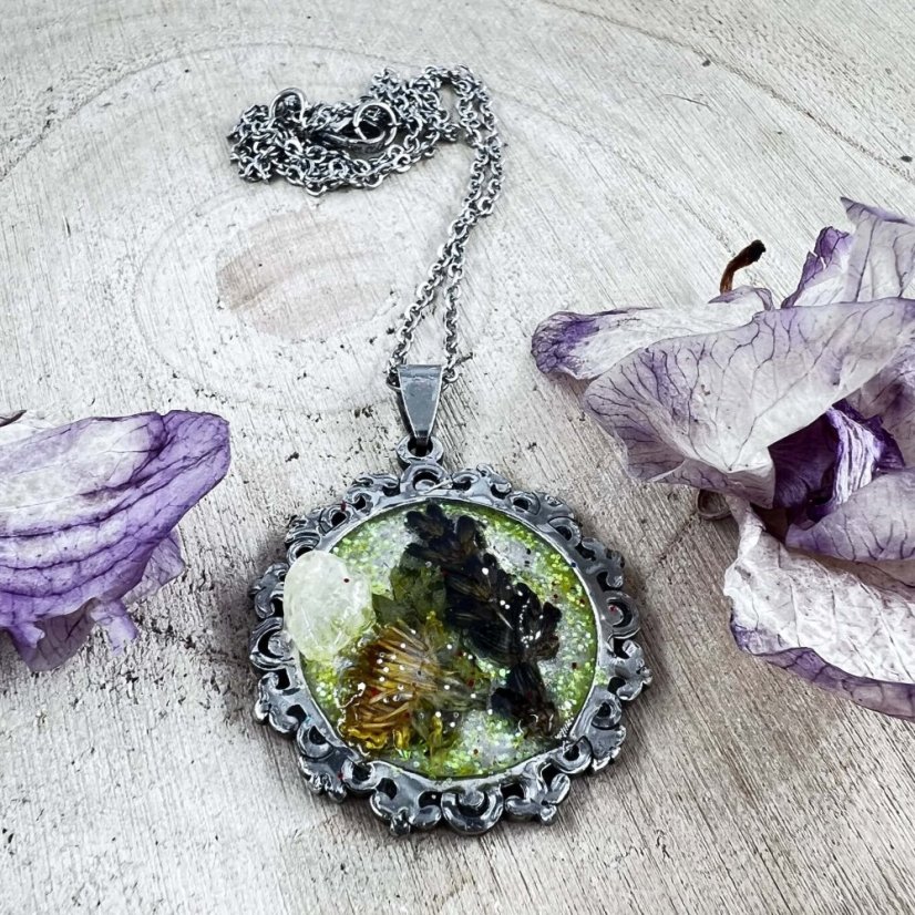 Autorský šperk s citrínem pro radost, optimismus a sílu