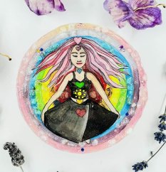 Harmonizační obraz celočakrová víla