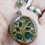 Orgonite necklace - tree of life - harmony, protection