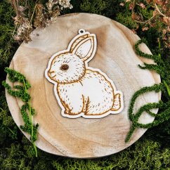 Autorská dekorace - Králíček - velký