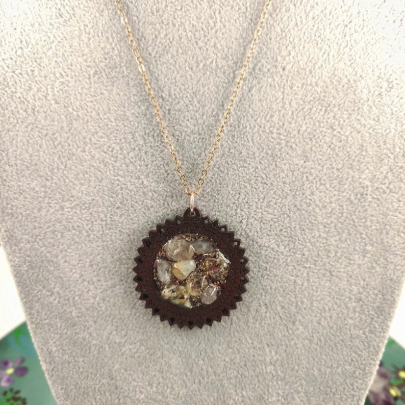 Orgonitový přívěšek / amulet / talisman pro štěstí, klid a harmonii