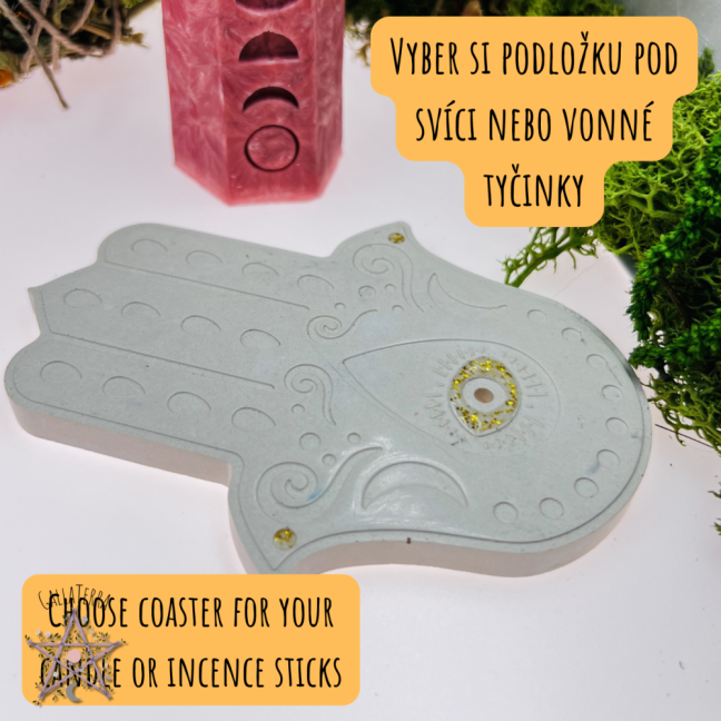 Vyber si svou podložku pod svíci nebo vonnou tyčinku