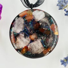 Orgonitový amulet / přívěsek / talisman - SETKÁNÍ VESMÍRNÝCH TĚLES