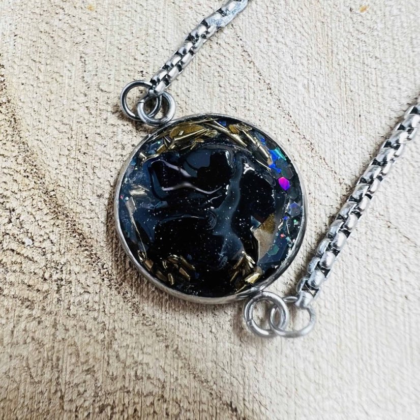 Orgonite bracelet - blue sandstone - self-confidence, stability