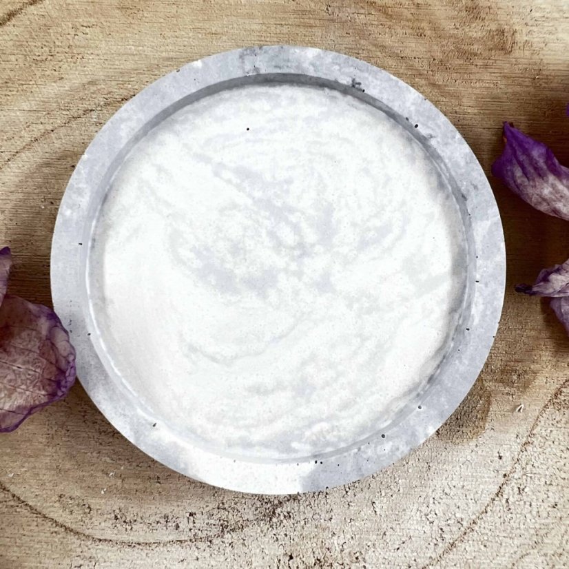 Magická podložka pod svíčku - malá - šedá