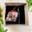 Orgonite skull / necklace with hematite - for grounding, protection and strength