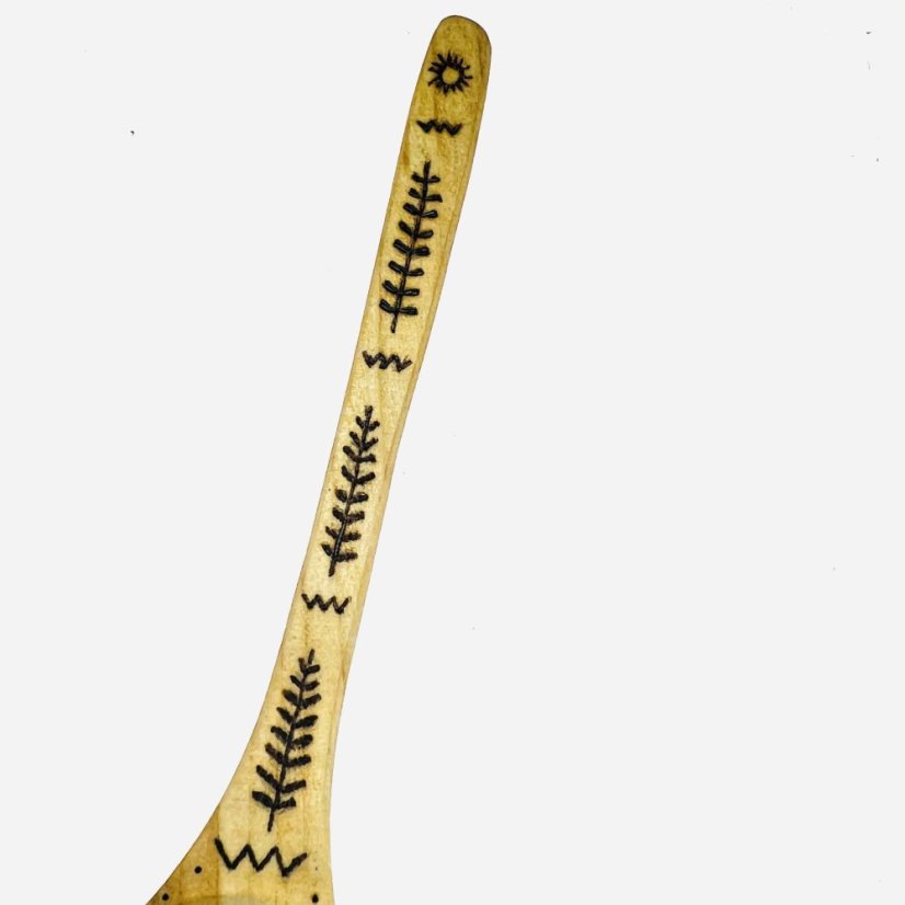 Dřevěná lžíce - protoruny - velká