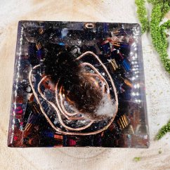 Orgonitová krychle / lampička / těžítko pro úpravu a zklidnění energií