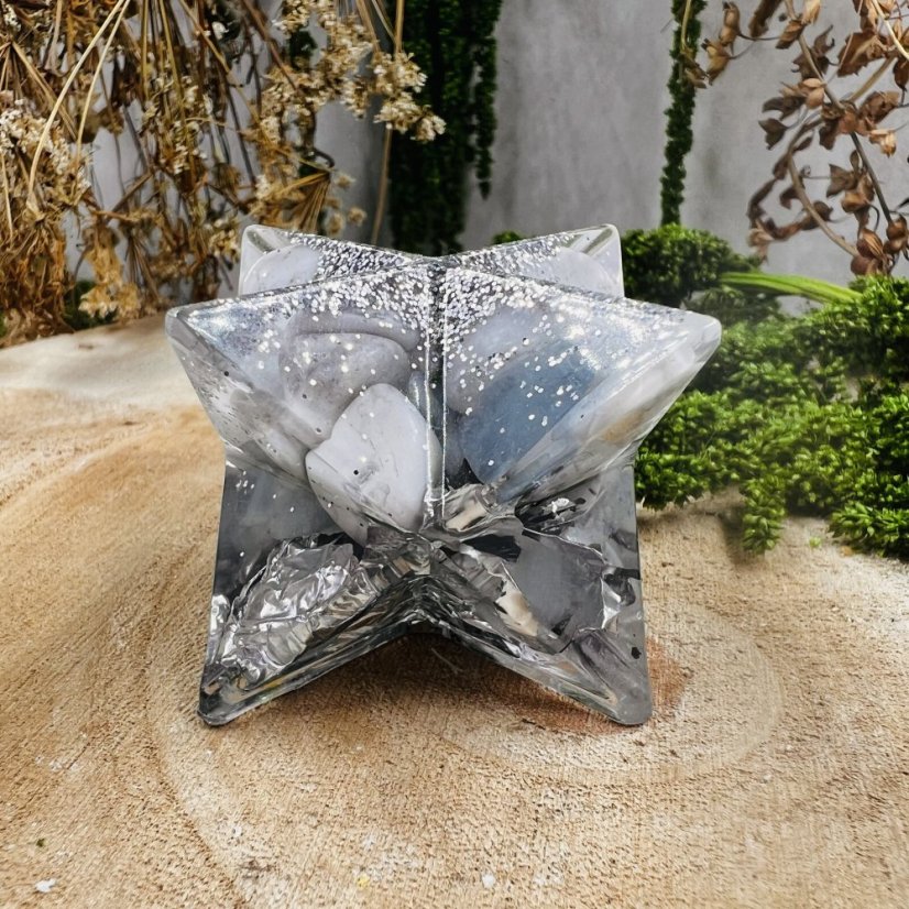 Orgonite merkaba - communication, courage, release