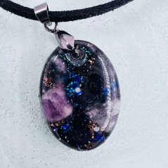 Orgonitový přívěšek / amulet / talisman - pro zklidnění mysli a soustředění