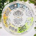 Ručně malované autorské kolo roku