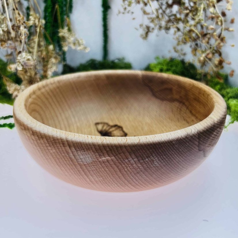 Buková miska - luční kvítí