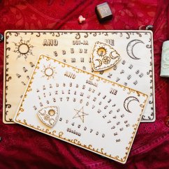 Autorská česká OUII JA - spiritistická deska - malá a velká