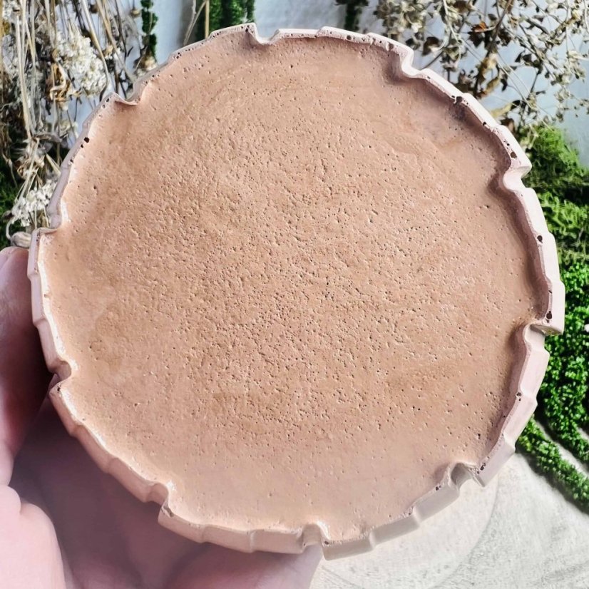 Magická miska pod svíčku - cihlová