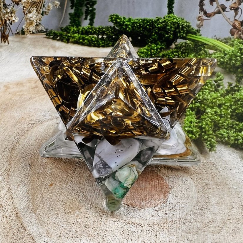 Orgonite merkaba - patience and calming