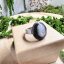 Orgonite ring - moonstone - fertility, feminine energy