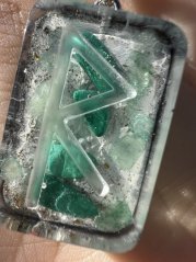 Orgonitový šperk s runou Raidho Orgonitový šperk s runou Raidho