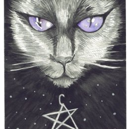 Obraz pro záchranou zvířecí stanici - akvarel