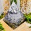 Orgonite pyramid for gentle transformation and concentration