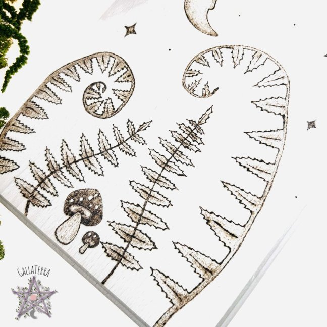 Beechwood board - forest magic - large