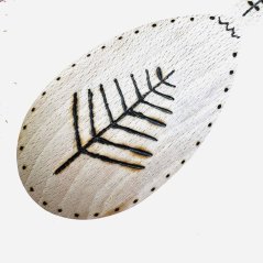 Magic wooden spoon - protorunes - large