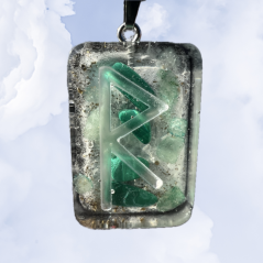 Orgonitový šperk s runou Raidho Orgonitový šperk s runou Raidho