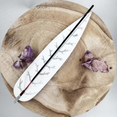 Stojánek na vonné tyčinky - list malovaný