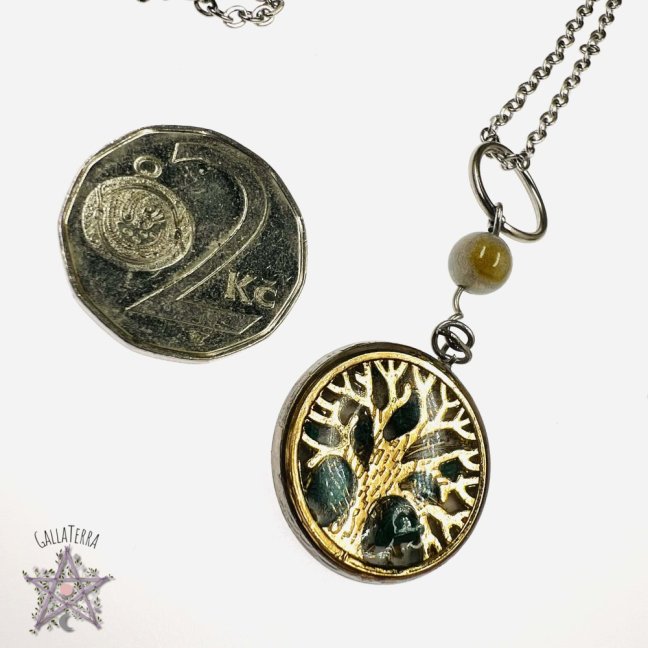 Orgonite necklace - tree of life - harmony, protection