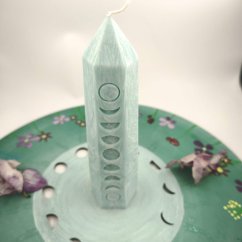 Přírodní rituální svíce pro léčení, růst, hojnost a harmonii Přírodní rituální svíce pro léčení, růst, hojnost a harmonii