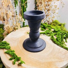 Vysoký svícen – černý - elegance, originalita a všestrannost