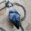 Orgonite pendulum / pendant with rock crystal - for intuition, cleansing and protection