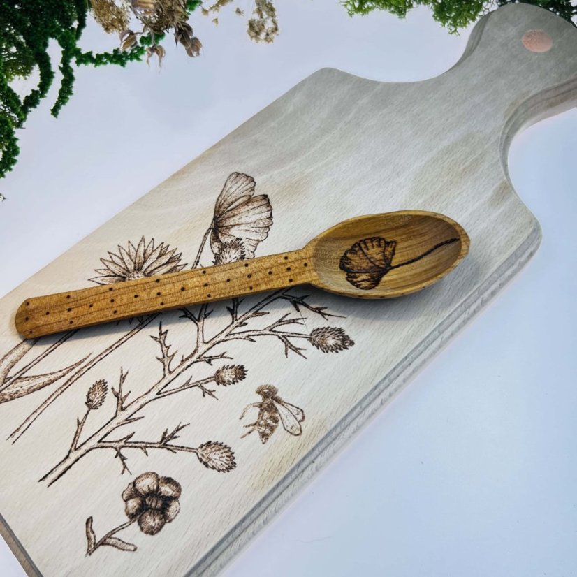 Bukové prkénko - luční kvítí - střední