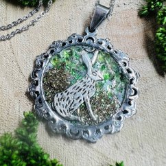 Orgonitový náhrdelník - zajíc, olivín - obnova, vitalita