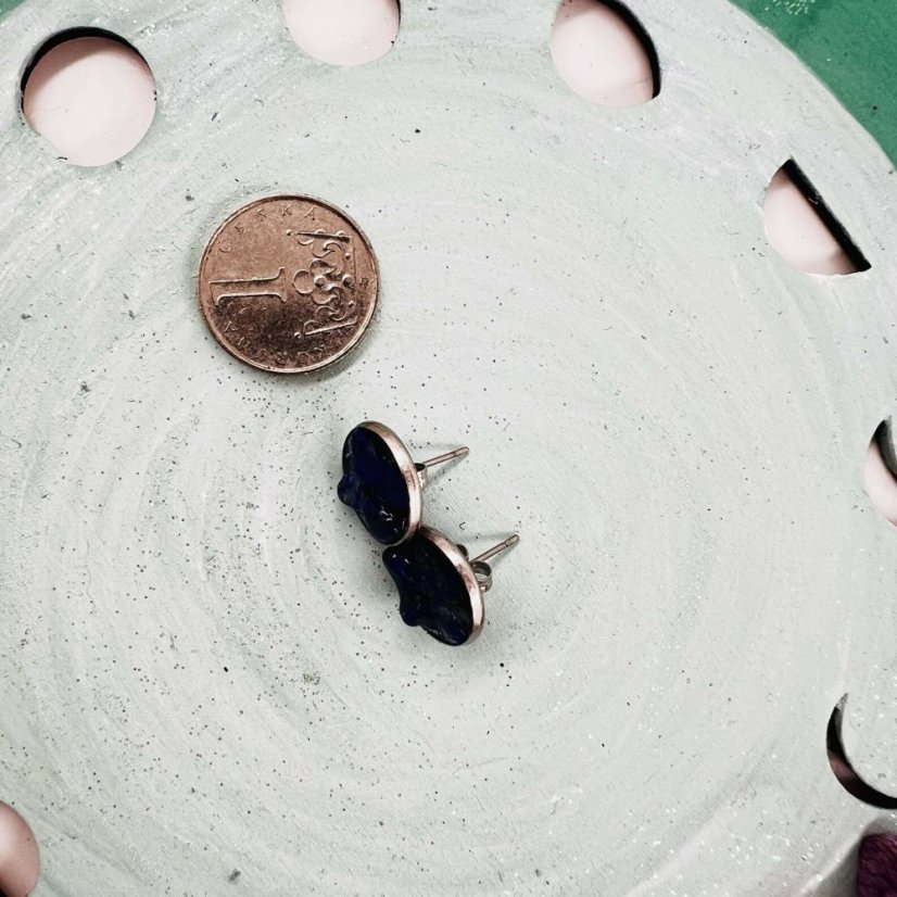 Orgonite earrings for health