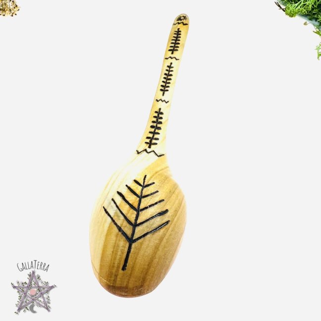 Wooden spoon - protorunes - large
