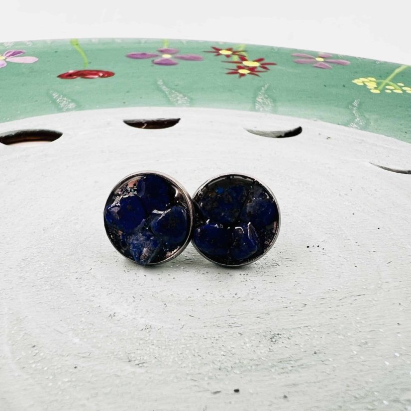 Orgonite earrings for health