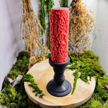 Vysoký svícen – černý - elegance, originalita a všestrannost