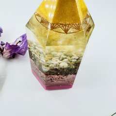 Orgonite crystal for health, vitality and energy recharge