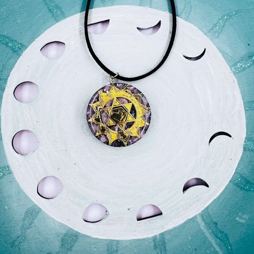 Orgonitový přívěšek / amulet / talisman - pro lásku a harmonické vztahy