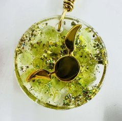Orgonite amulet / pendant / talisman for your pet to soothe nervousness and enhance calm