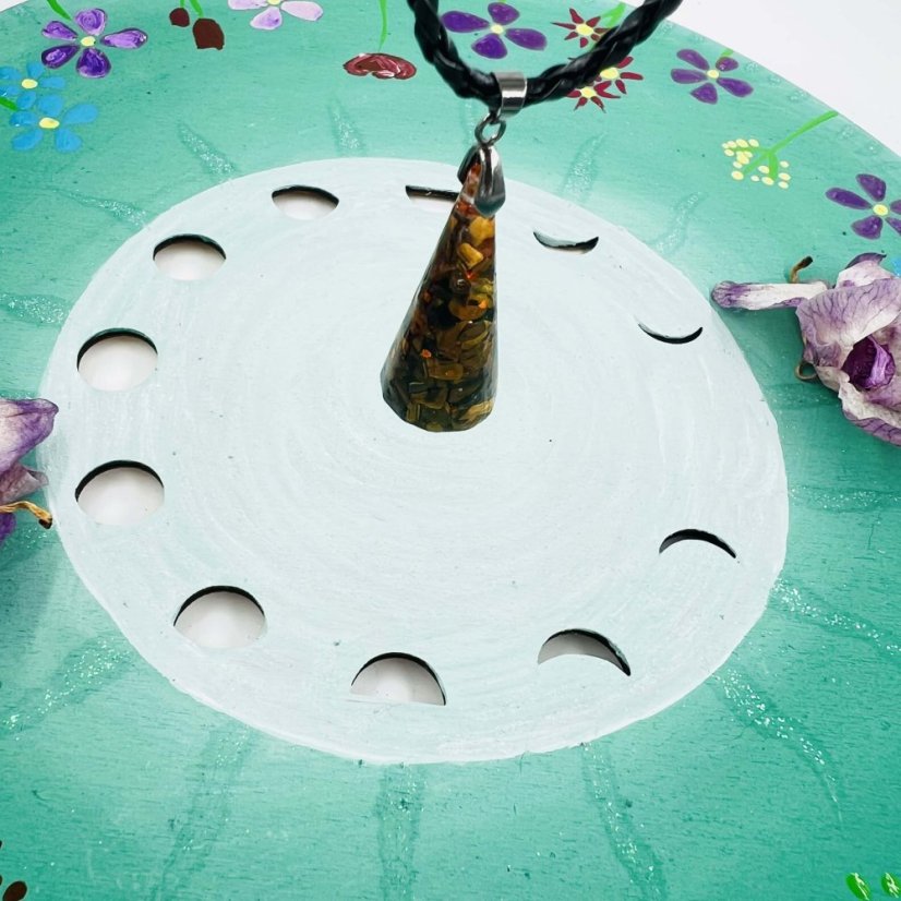 Orgonitové kyvadlo / amulet / přívěšek / pro vnitřní sílu a ochranu