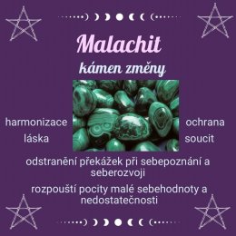 Malachit vlastnosti